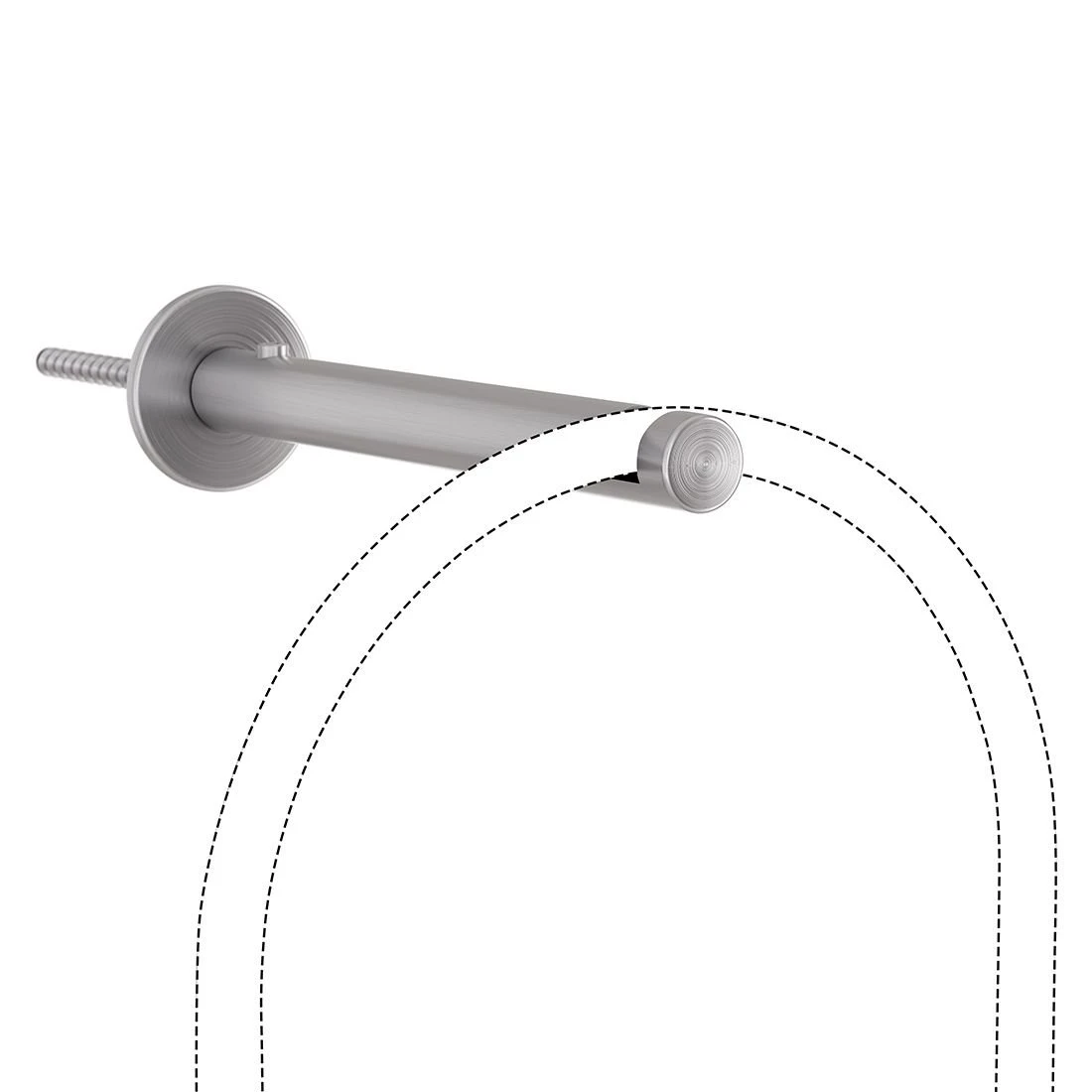 Höfats Oval Candle Wandhalterung Edelstahl Silber 3 Höfats Oval Candle Wandhalterung Edelstahl Silber