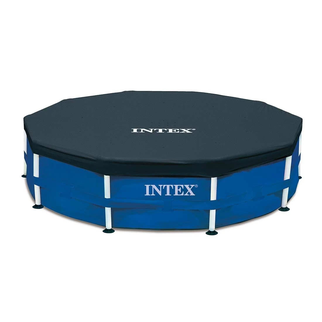 Intex Poolabdeckung Ø366 Cm Blau 3 Intex Poolabdeckung Ø366 Cm Blau