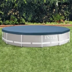 Intex Poolabdeckung Ø366 Cm Blau 5 Intex Poolabdeckung Ø366 Cm Blau -Gartenbedarf Angebote intex abdeckplane fuer frame pools durchm 366 cm 827940 2