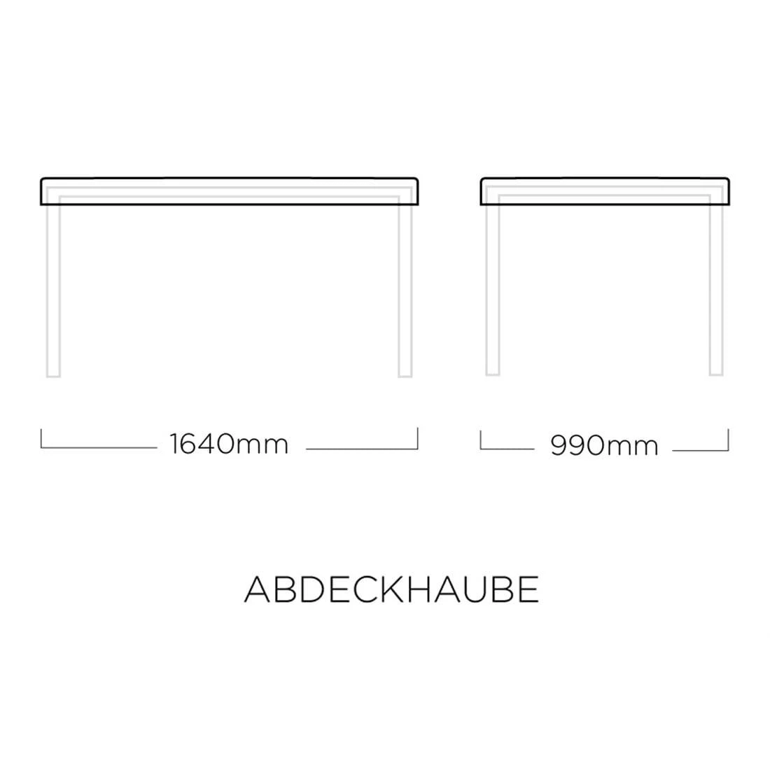 Kettler Gartentisch Schutzhülle 160x95 Cm Polyester Grau-Silber 6 Kettler Gartentisch Schutzhülle 160x95 Cm Polyester Grau-Silber – Bild 4