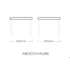 Kettler Gartentisch Schutzhülle 95x95 Cm Polyester Grau-Silber -Gartenbedarf Angebote kettler abdeckhaube fur tischplatte 95x95 cm polyester grau silber 1270987 4