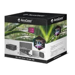 AeroCover Schutzhülle Für Loungesofa 205x100x70cm Polyester Uni Anthrazit -Gartenbedarf Angebote loungebankhulle 205x100x70cm 6