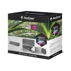 AeroCover Gartenliege Schutzhülle 210x75x40cm Polyester Uni Anthrazit -Gartenbedarf Angebote loungeliegenhulle 210x75x40cm 7