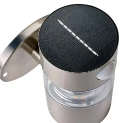 Lumineo Solar Außenwandbeleuchtung 11x12,2x16cm Silber -Gartenbedarf Angebote lumineo solar wandleuchte 11x12 2x16cm 1397696 3