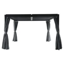 MWH Kiosko Gartenpergola 360cm Aluminium/Polyester Anthrazit 15 MWH Kiosko Gartenpergola 360cm Aluminium/Polyester Anthrazit -Gartenbedarf Angebote mwh kiosko pavillon 360cm aluminium polyester 1352376 3