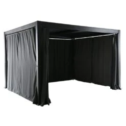 MWH Kiosko Gartenpergola 360cm Aluminium/Polyester Anthrazit 16 MWH Kiosko Gartenpergola 360cm Aluminium/Polyester Anthrazit -Gartenbedarf Angebote mwh kiosko pavillon 360cm aluminium polyester 1352376 4