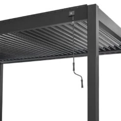 OUTLIV. Bio Santorini Gartenpergola 300x400cm Mit Seitenteile Aluminium Anthrazit -Gartenbedarf Angebote outliv bio santorini pergola 300x400cm mit seitenteile aluminium 1448527 4