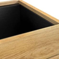 OUTLIV. Flora Pflanztopf 40x41x67cm Schwarz/Wildeiche -Gartenbedarf Angebote outliv by detlef steves flora pflanztopf 40x41x67cm 1354125 5