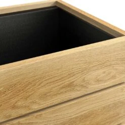 OUTLIV. Flora Pflanztopf 40x41x92cm Schwarz/Wildeiche -Gartenbedarf Angebote outliv by detlef steves flora pflanztopf 40x41x92cm 1354169 5