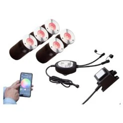 OUTLIV. Smart Light Starter-Set "Wifi 5RGB Bodeneinbauspots" Silber/Schwarz 15 OUTLIV. Smart Light Starter-Set "Wifi 5RGB Bodeneinbauspots" Silber/Schwarz -Gartenbedarf Angebote outliv by ds starter set wifi 5rgb bodeneinbauspots silber schwarz 1304031 1