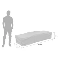 OUTLIV. Gartenliege Schutzhülle 210x75x40cm Schwarz -Gartenbedarf Angebote outliv gartenliege schutzhuelle 210x75x40cm 1488853 7