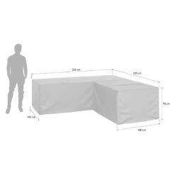 OUTLIV. Loungemöbel Schutzhülle 235x235x70cm Schwarz -Gartenbedarf Angebote outliv loungemoebel schutzhuelle 235x235x70cm 1488864 6
