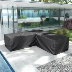 OUTLIV. Loungemöbel Schutzhülle 255x255x70cm Schwarz -Gartenbedarf Angebote outliv loungemoebel schutzhuelle 255x255x70cm 1488875 2