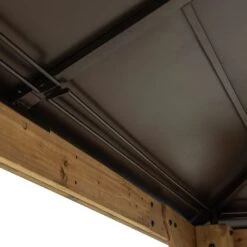 OUTLIV. Pavillon 335x335 Cm Zedernholz/Stahl Braun -Gartenbedarf Angebote outliv pavillon 335x335 cm zedernholz stahl 1422226 6