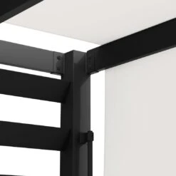 OUTLIV. Gartenpergola 305x366cm Stahl/Stoff Schwarz/Weiß -Gartenbedarf Angebote outliv pergola 305x366cm stahl stoff 1396607 7