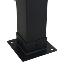 OUTLIV. Gartenpergola 313x191 Cm Zedernholz/Stahl Schwarz/Natur -Gartenbedarf Angebote outliv pergola 313x191 cm zedernholz stahl 1422237 5