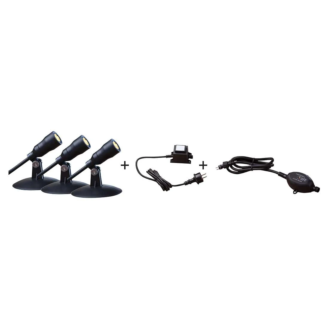 OUTLIV. Smart Light Starter-Set "3 Spots Mit Dämmerungssensor, Transformator" Schwarz 3 OUTLIV. Smart Light Starter-Set "3 Spots Mit Dämmerungssensor, Transformator" Schwarz