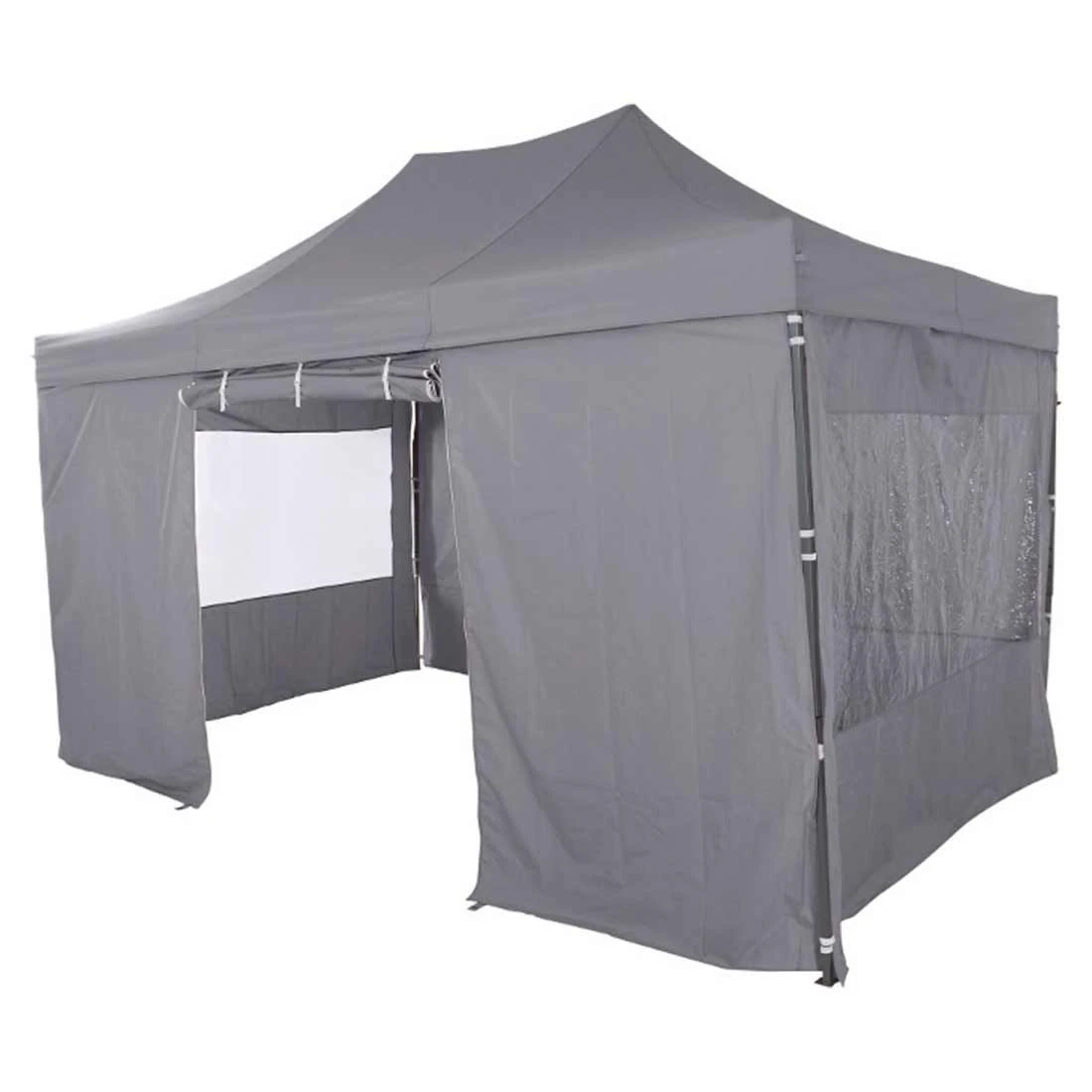 Siena Garden Allrounder Gartenpavillon 450x300cm Stahl/Polyester Grau/Hellgrau 3 Siena Garden Allrounder Gartenpavillon 450x300cm Stahl/Polyester Grau/Hellgrau