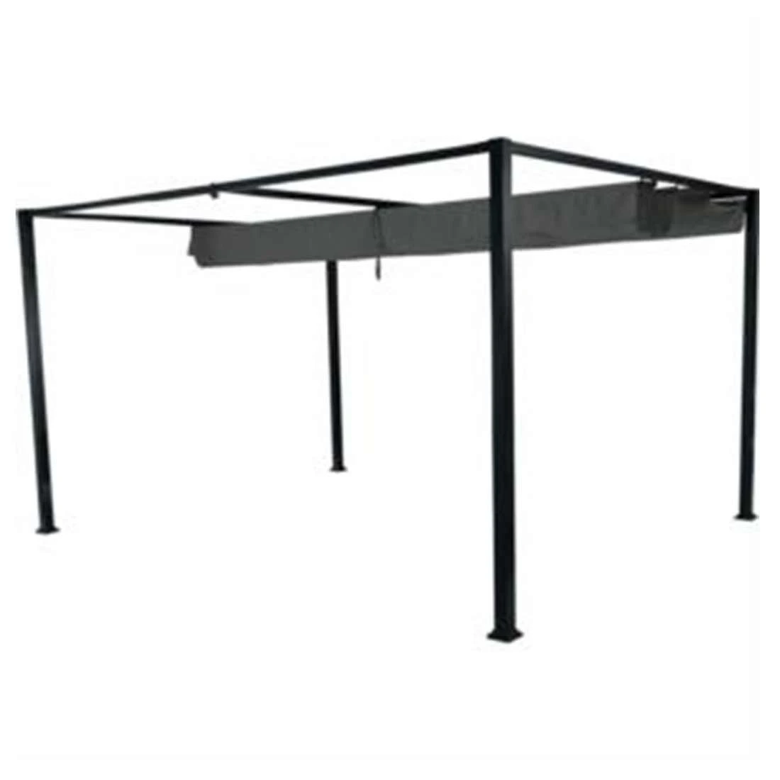 Siena Garden Sky Gartenpergola 400x300cm Aluminium/Polypropylen Anthrazit/Dunkelgrau 4 Siena Garden Sky Gartenpergola 400x300cm Aluminium/Polypropylen Anthrazit/Dunkelgrau – Bild 2