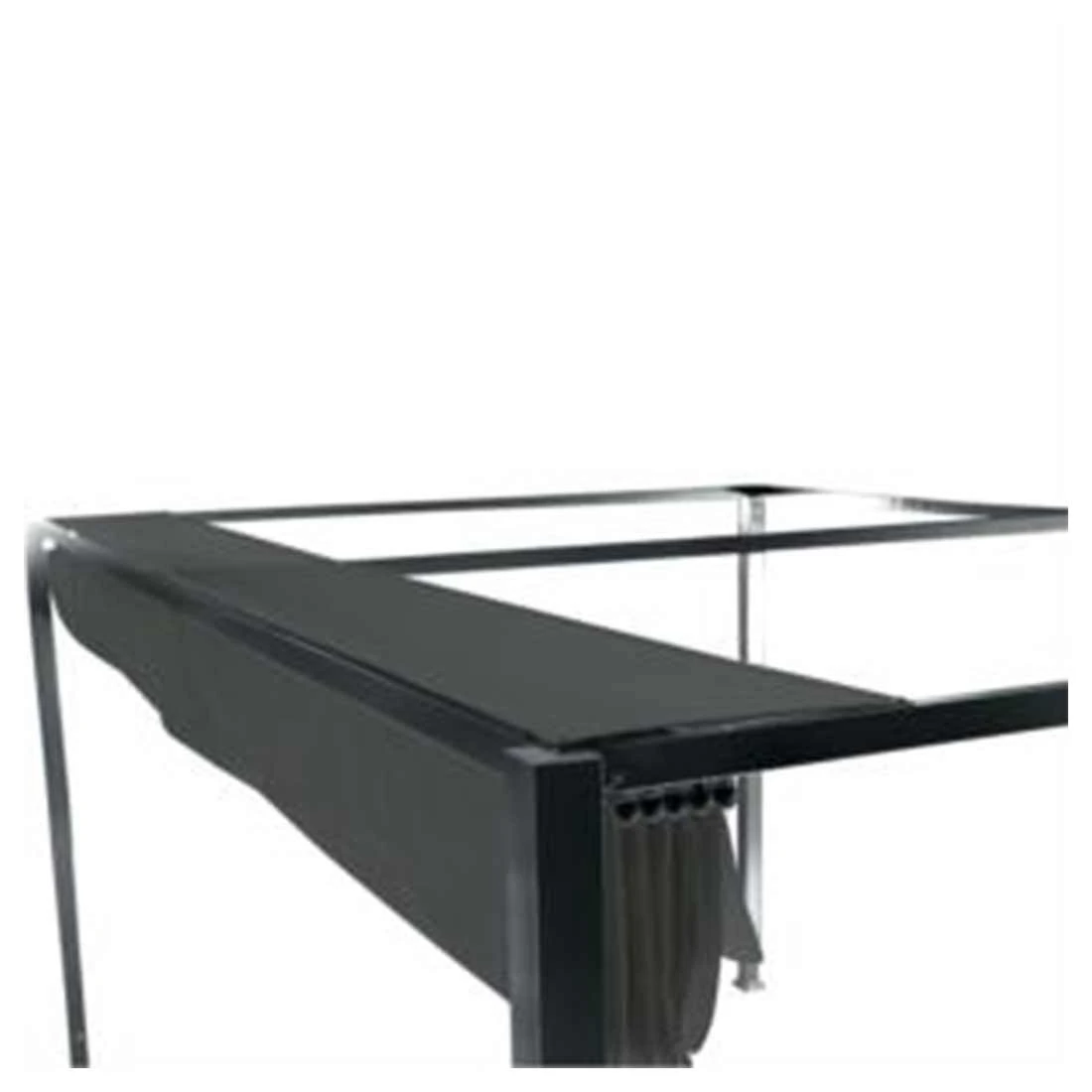 Siena Garden Sky Gartenpergola 400x300cm Aluminium/Polypropylen Anthrazit/Dunkelgrau 7 Siena Garden Sky Gartenpergola 400x300cm Aluminium/Polypropylen Anthrazit/Dunkelgrau – Bild 5