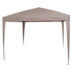 Siena Garden Starter Gartenpavillon 300x300cm Stahl/Polyester Grau/Taupe