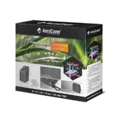 AeroCover Gartenstuhl Schutzhülle 67x67x80/110cm Polyester Uni Anthrazit -Gartenbedarf Angebote stapelstuhlhulle 67x67x80 110cm 8