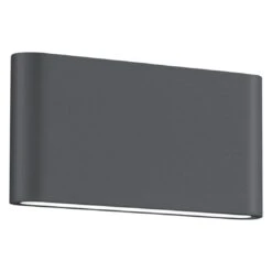 Trio Leuchten Thames II Außenwandbeleuchtung Aluminium/Glas Anthrazit