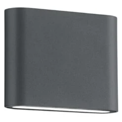 Trio Leuchten Thames II Außenwandbeleuchtung Aluminium Druckguss / Glas Anthrazit