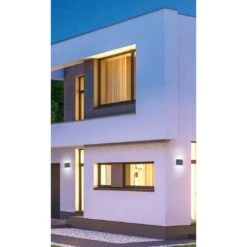 Trio Leuchten Thames II Außenwandbeleuchtung Aluminium Druckguss / Glas Anthrazit -Gartenbedarf Angebote trio leuchten thames ii wandleuchte aluminium druckguss 1309564 3