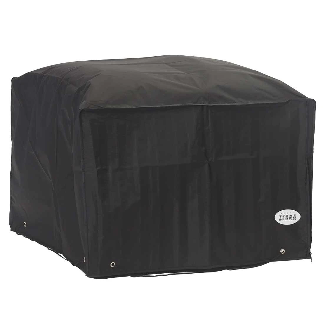 Zebra Cubo Schutzhülle Ecklounge 84x77x56cm PVC Gewebe Schwarz 3 Zebra Cubo Schutzhülle Ecklounge 84x77x56cm PVC Gewebe Schwarz
